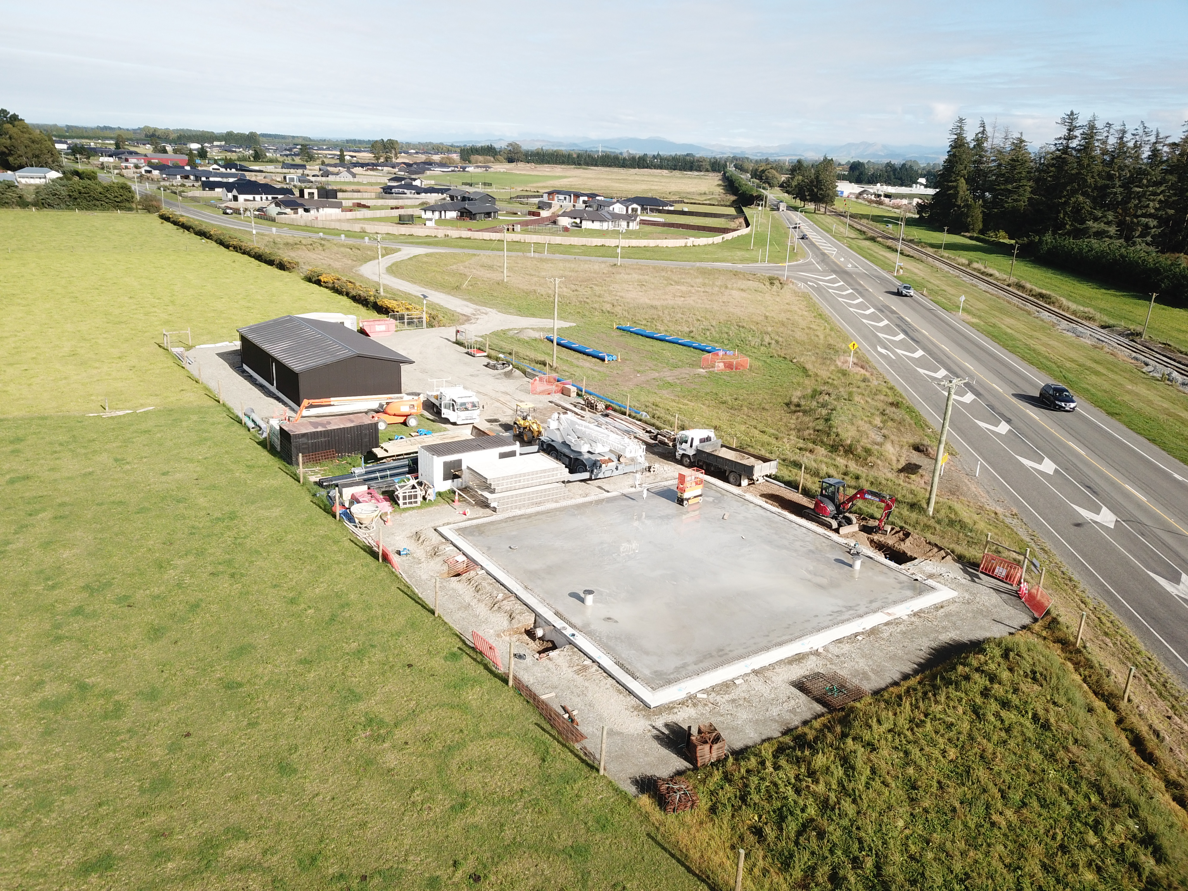 Creyke Road Water Treatment Plant under construction